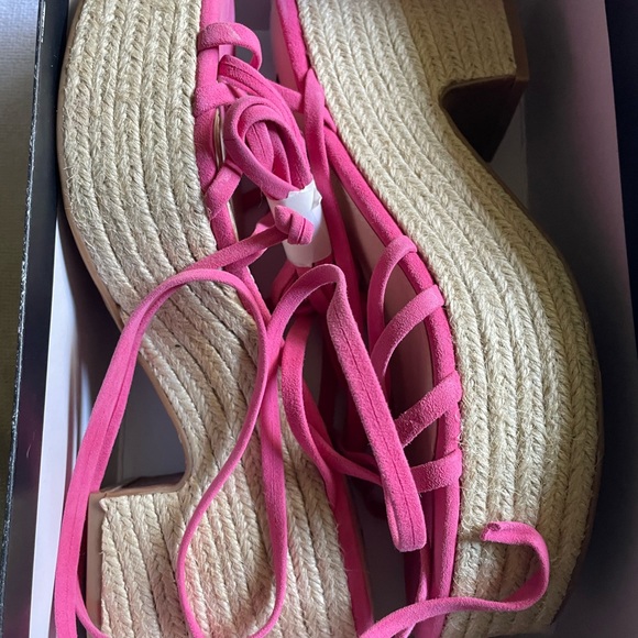 BNWB Nine West “Riplee”  pink sandals size 7.5 - Picture 8 of 10